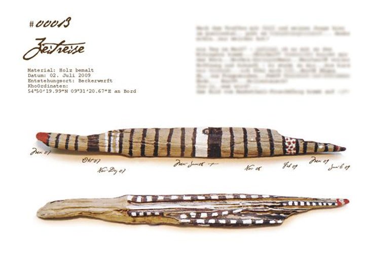 Kunstinllustration Zeitreise